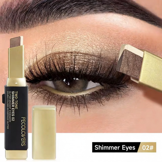 Glitter Double Color Gradient Eyeshadow Stick Pencil