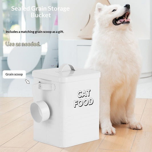 Pet Food Storage Container With Moisture-proof And Airtight Features