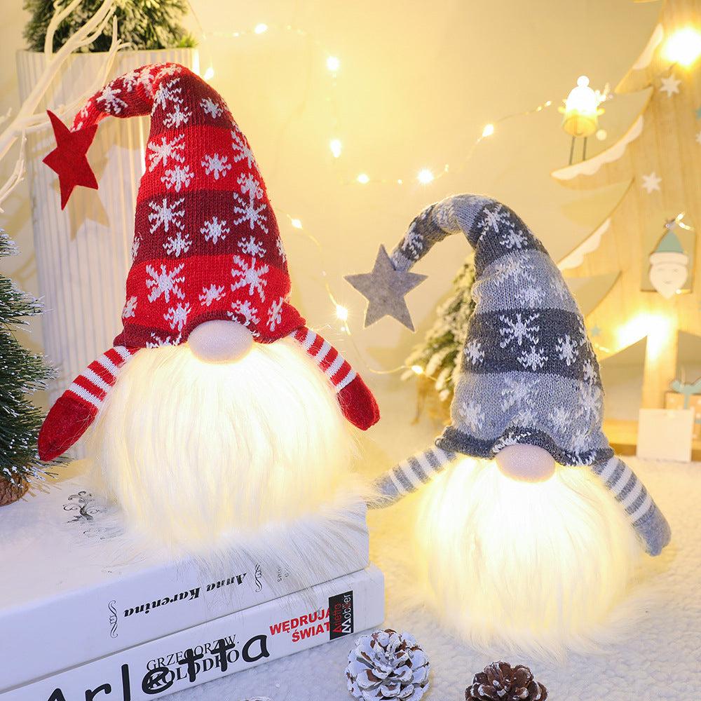 Christmas Gnome Faceless Doll | Holiday Home Decor & Xmas Ornaments