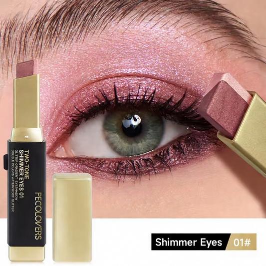 Glitter Double Color Gradient Eyeshadow Stick Pencil