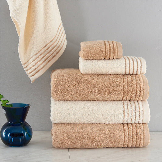 Luxury Solid Color Cotton Towels Collection