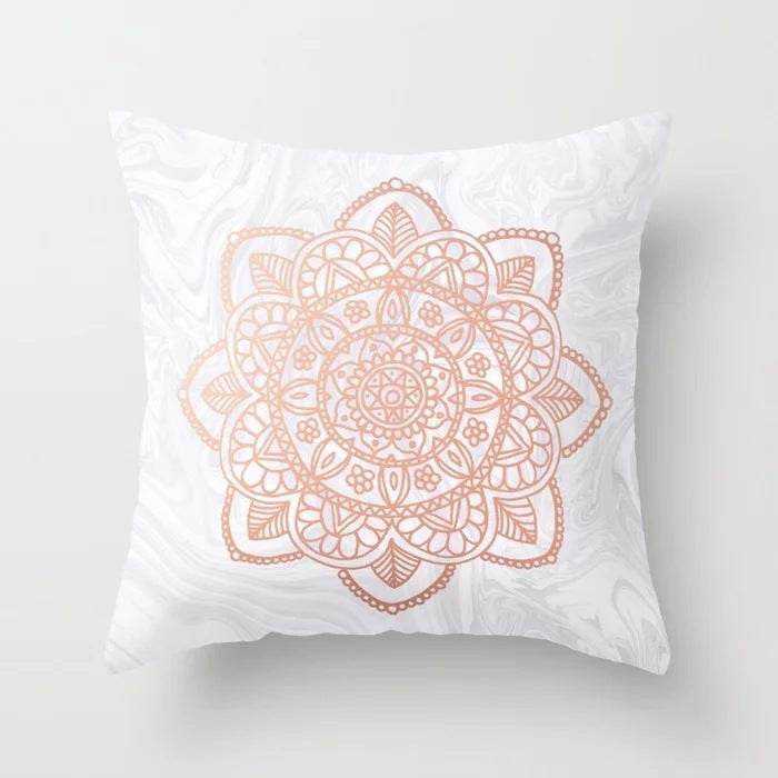 Soft Pink Decorative Cushion Cover