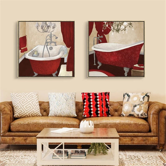 Aesthetic Retro Canvas Painting Wall Decor