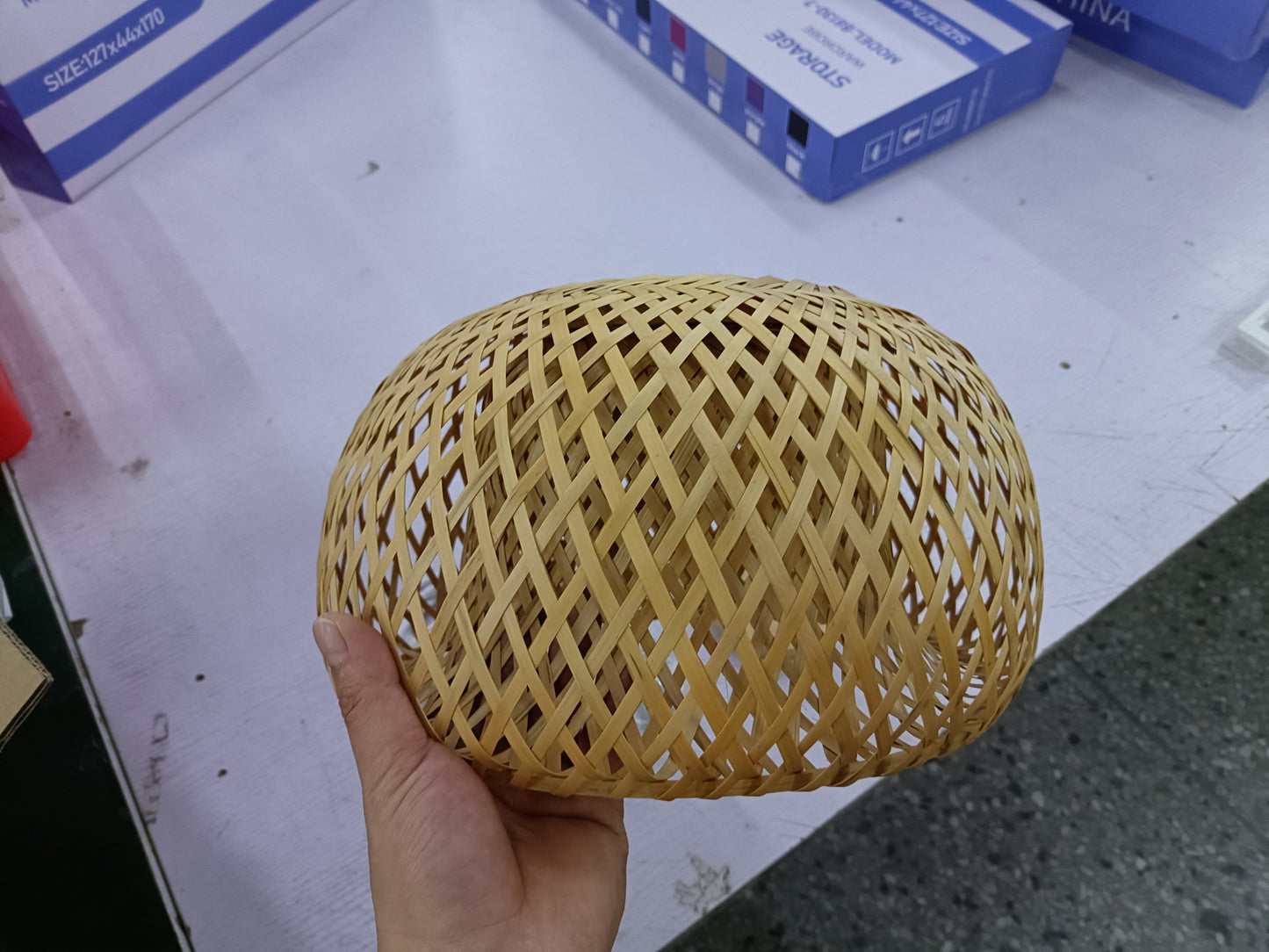 Rustic Rattan Basket Lamp Shade Chandelier